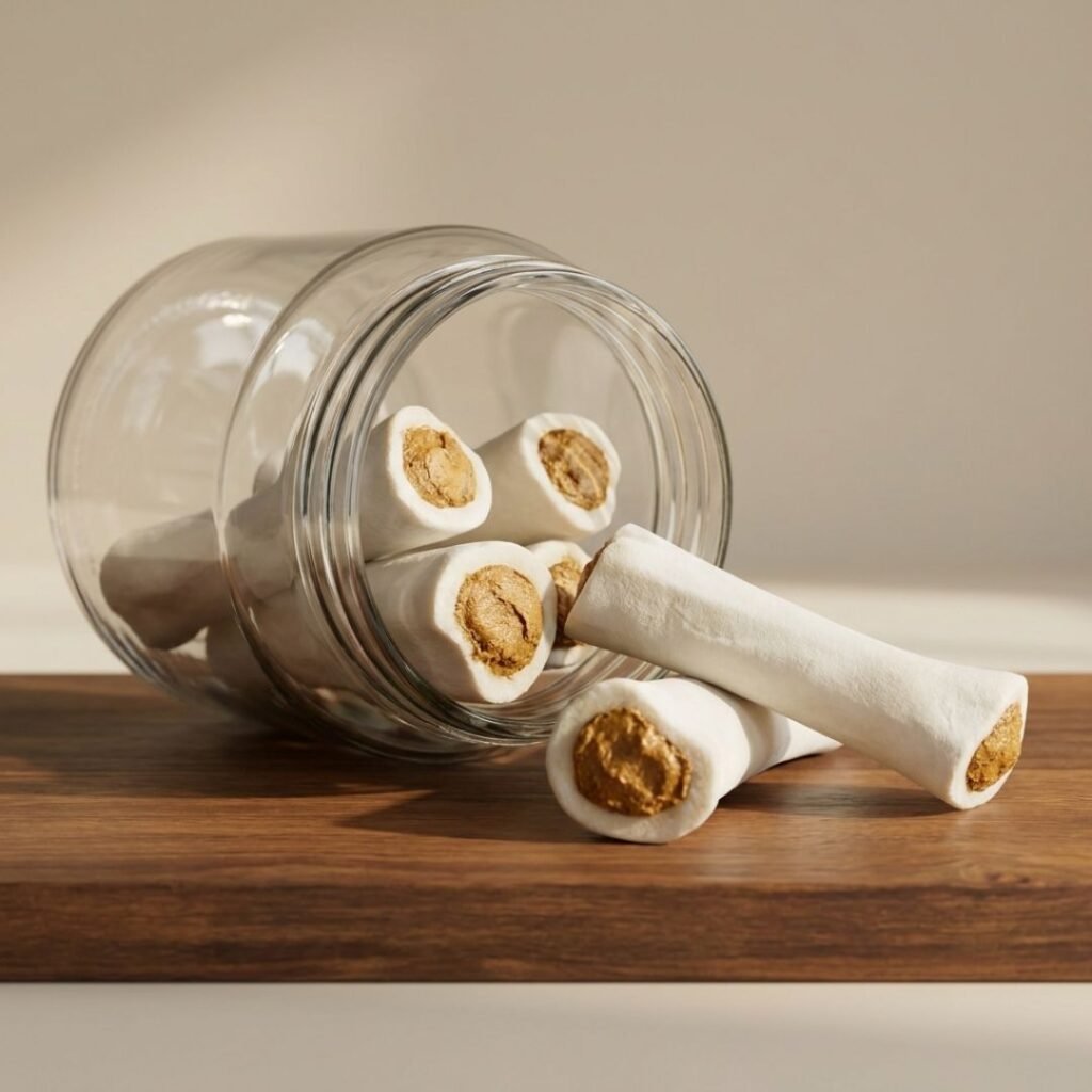Stterlling Petco -Peanut Butter, Meat, Maize Starch, Tallow (Stuffed Bone)