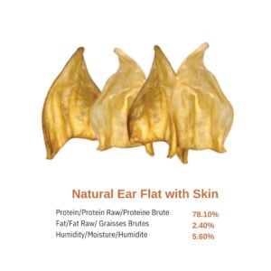 Sterling Petco - Natural Ear Flat with Skin