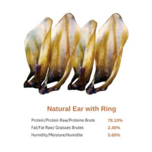 Sterling Petco - Natural Ear with Ring
