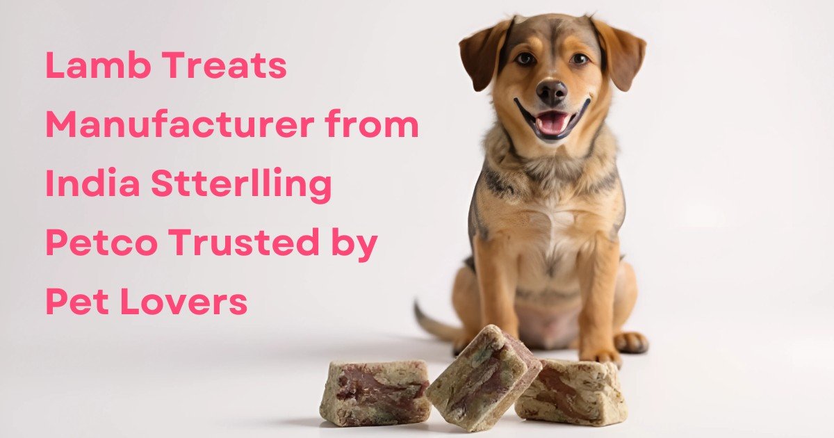Lamb Treats Manufacturer from India Stterlling Petco Trusted by Pet Lovers