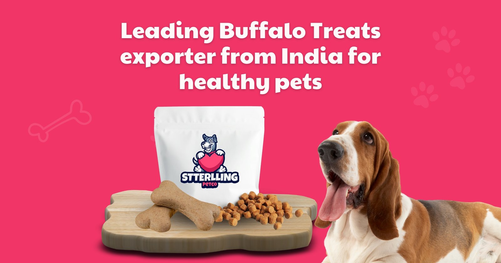 Leading Buffalo Treats exporter from India for healthy pets