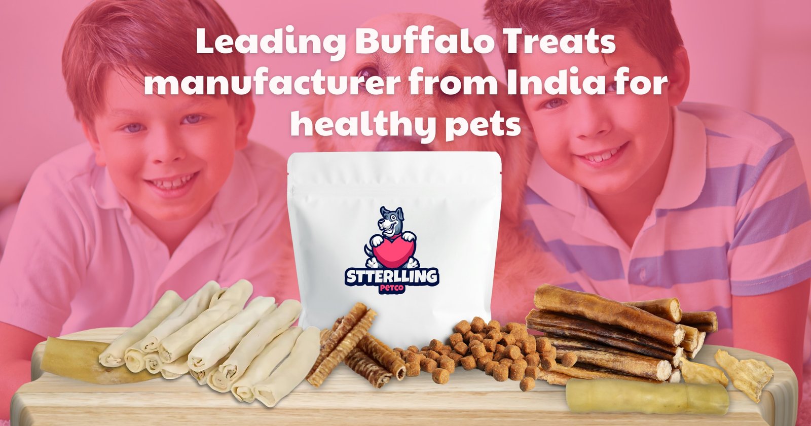 Leading Buffalo Treats manufacturer from India for healthy pets
