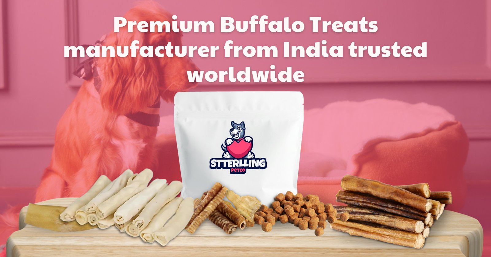 Premium Buffalo Treats manufacturer from India trusted worldwide