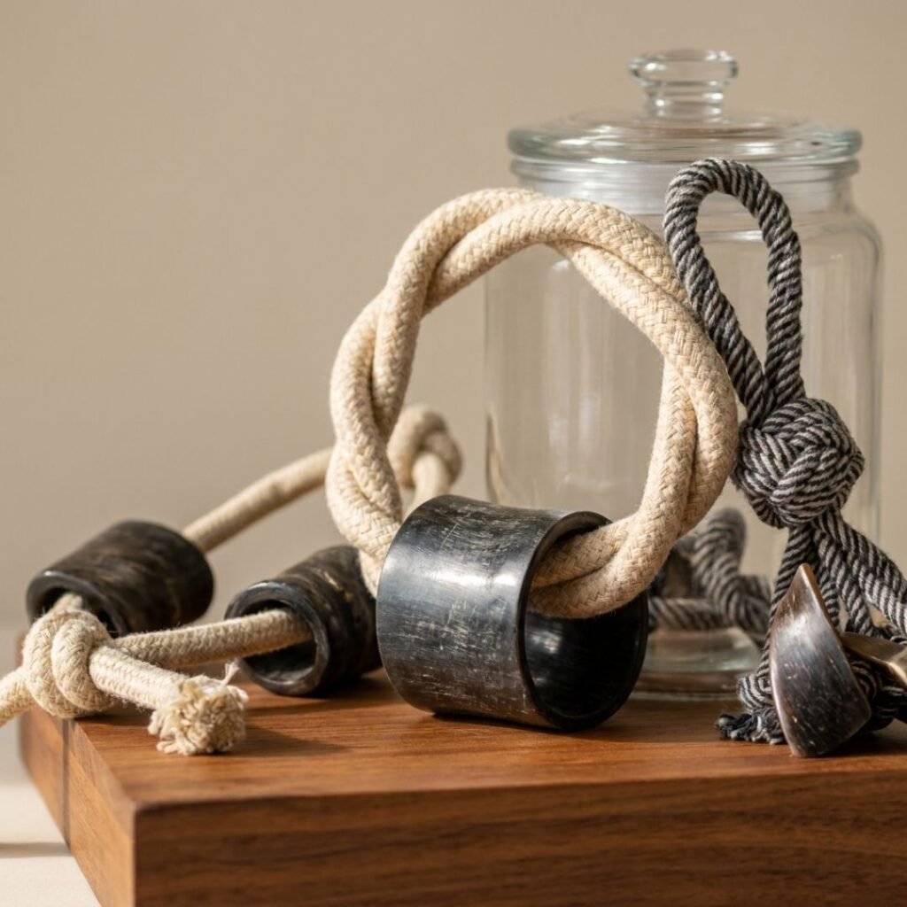 Stterlling Petco -Rope Toys with Horn Tuffy