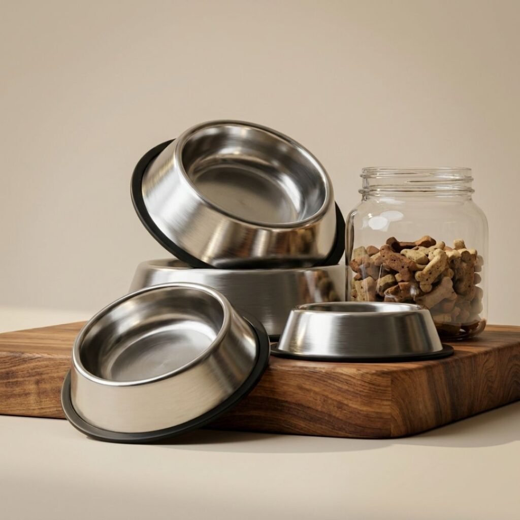 Stterlling Petco -Stainless Steel Bowls